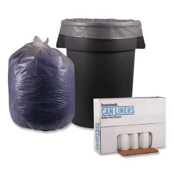 Boardwalk® Low Density Repro Can Liners, 60 Gal, 1.1 Mil, 38" X 58", Clear, 10 Bags-roll, 10 Rolls-carton freeshipping - TVN Wholesale
